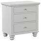 Riva Ridge Cambridge 3-Drawer Nightstand in Grey, , large