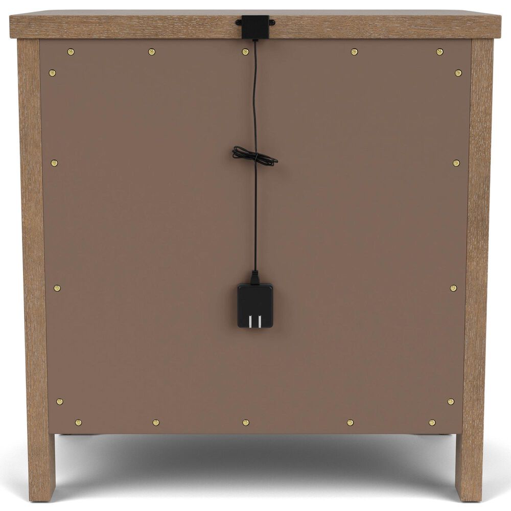 Riverside Furniture Jaxon 2-Drawer Nightstand in Casual Mink, , large