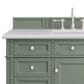 James Martin Vanities Brittany 48" Single Bathroom Vanity in Smokey Celadon with 3 cm Arctic Fall Solid Surface Top and Rectangular Sink, , large