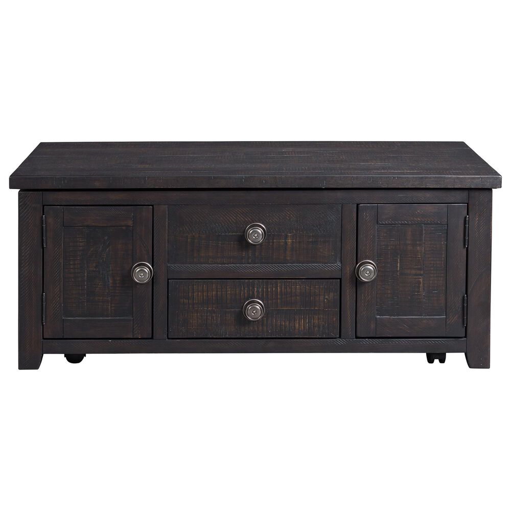 Mayberry Hill Kendyl 2-Drawer Coffee Table with Lift Top in Espresso, , large