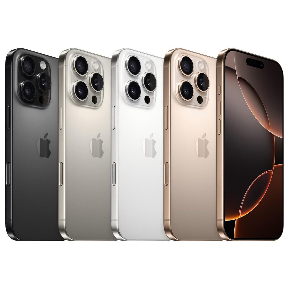 Apple iPhone 16 Pro 128GB in Black Titanium, , large