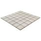 Dal-Tile Exposition Chalk 2" x 2" Straight Joint on 12" x 12" Porcelain Mosaic Sheet, , large