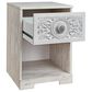 Ashley Paxberry 16" 1-Drawer Nightstand in Whitewash, , large