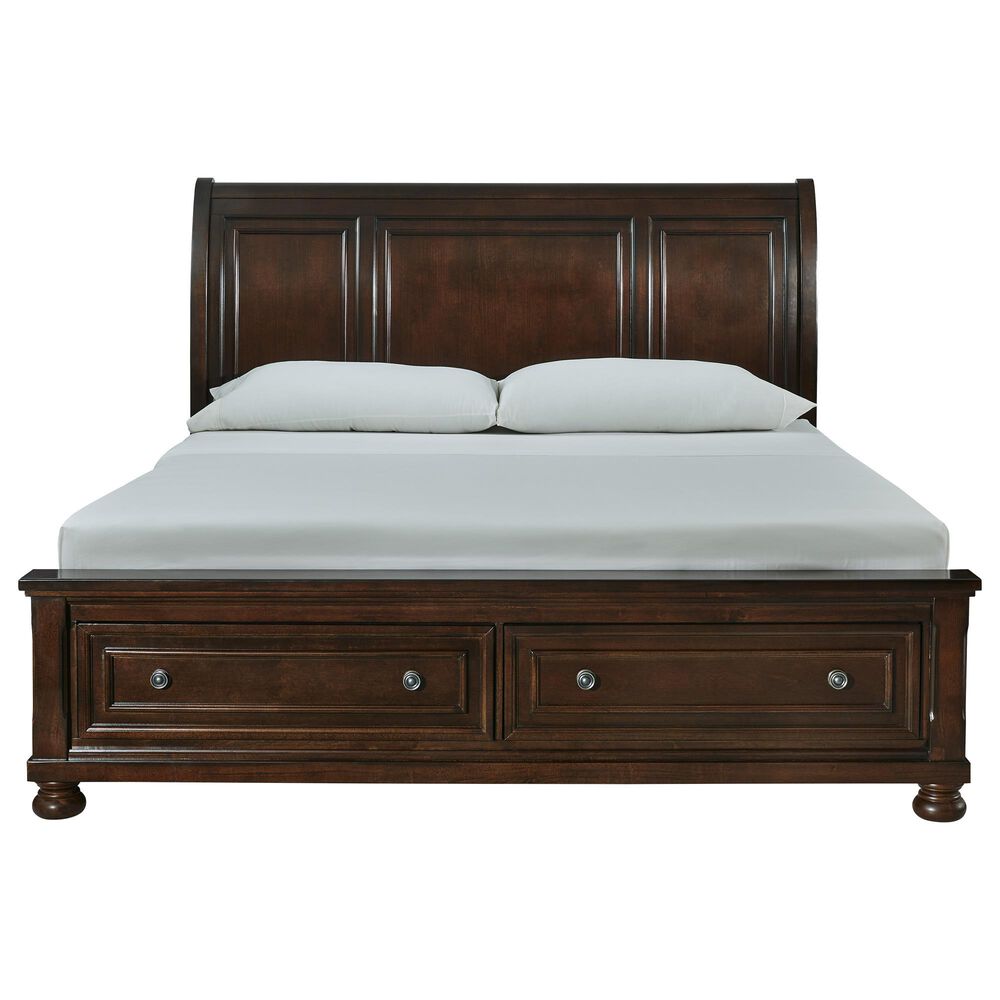 Millenium Porter California King Storage Sleigh Bed in Rustic Brown, , large