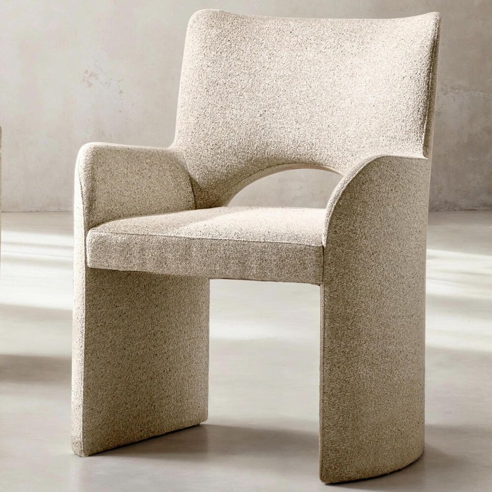 Bernhardt Loggia Upholstery Arm Chair in Beige, , large