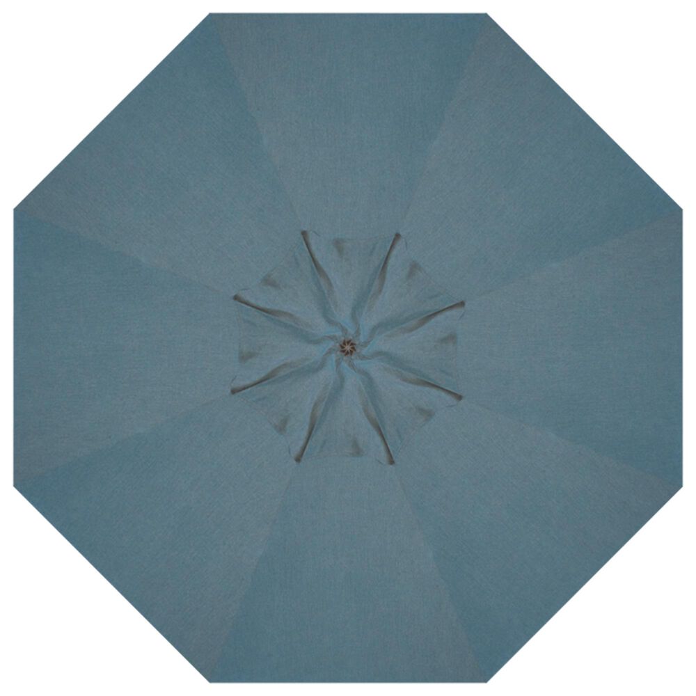 Garden Party 9&#39; Cast Lagoon Auto Tilt Umbrella with Stand, , large