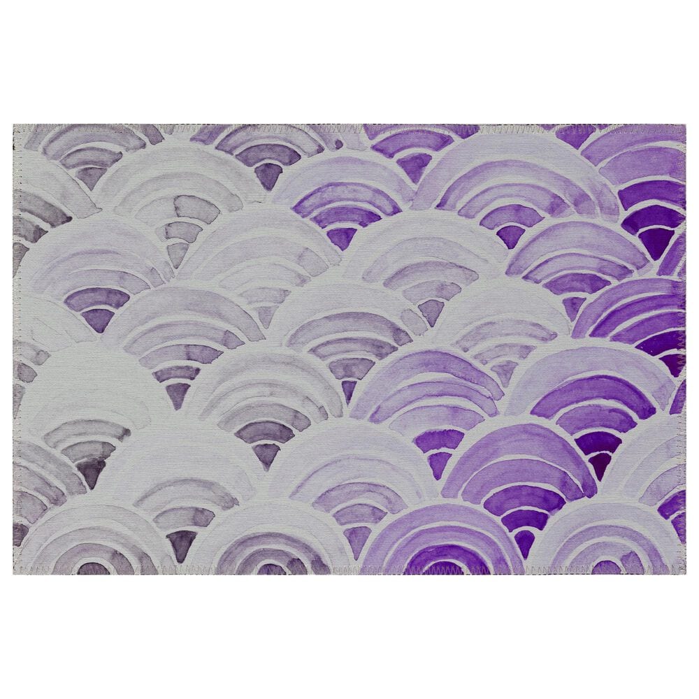 Dalyn Rug Company Seabreeze Geometric 2"6" x 3"10" Violet Area Rug, , large