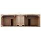 James Martin Vanities Bristol 72" Double Bathroom Vanity in Whitewashed Walnut with 3 cm Eternal Marfil Quartz Top and Rectangular Sinks, , large