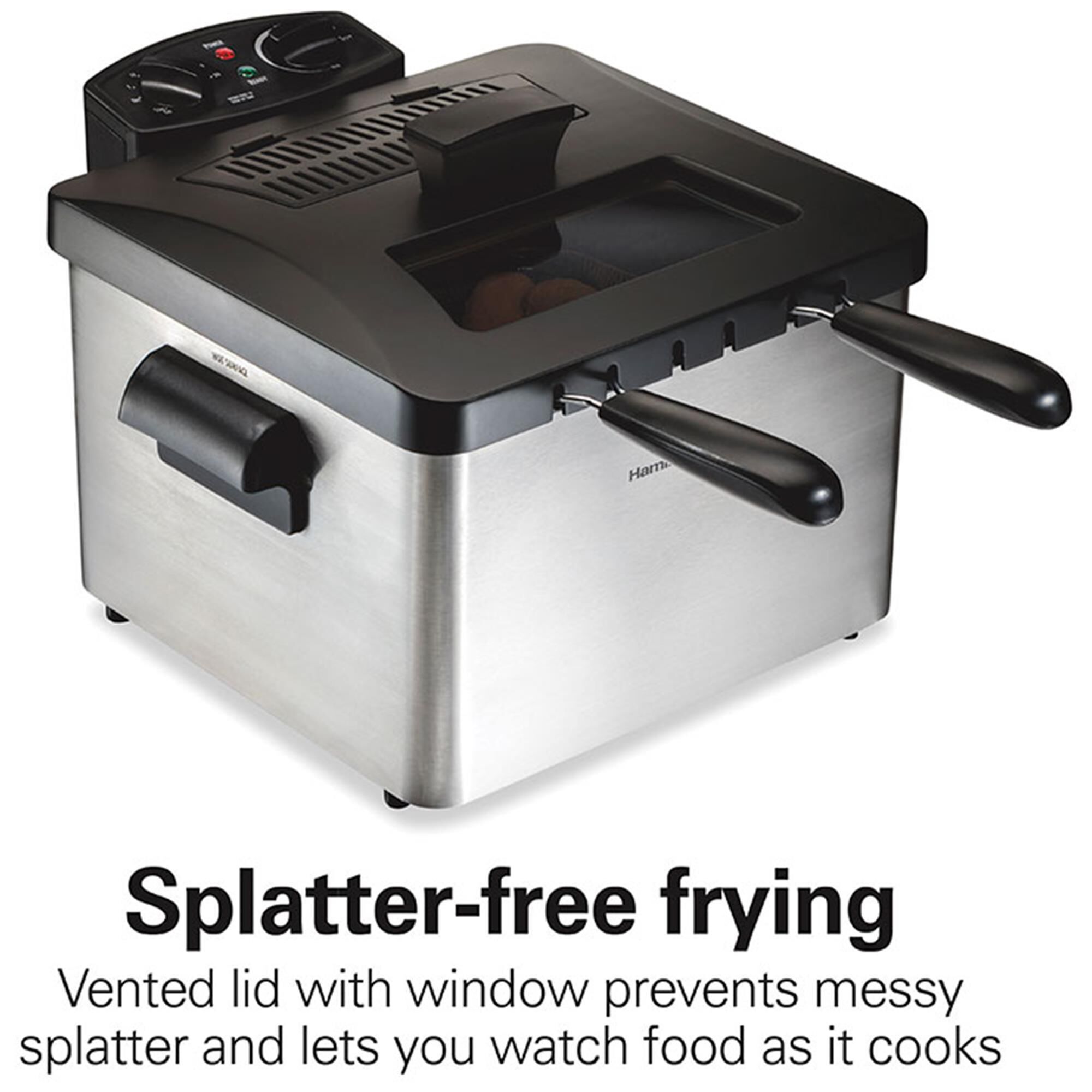 Hamilton Beach Professional Style Deep Fryer w Double Basket NFM