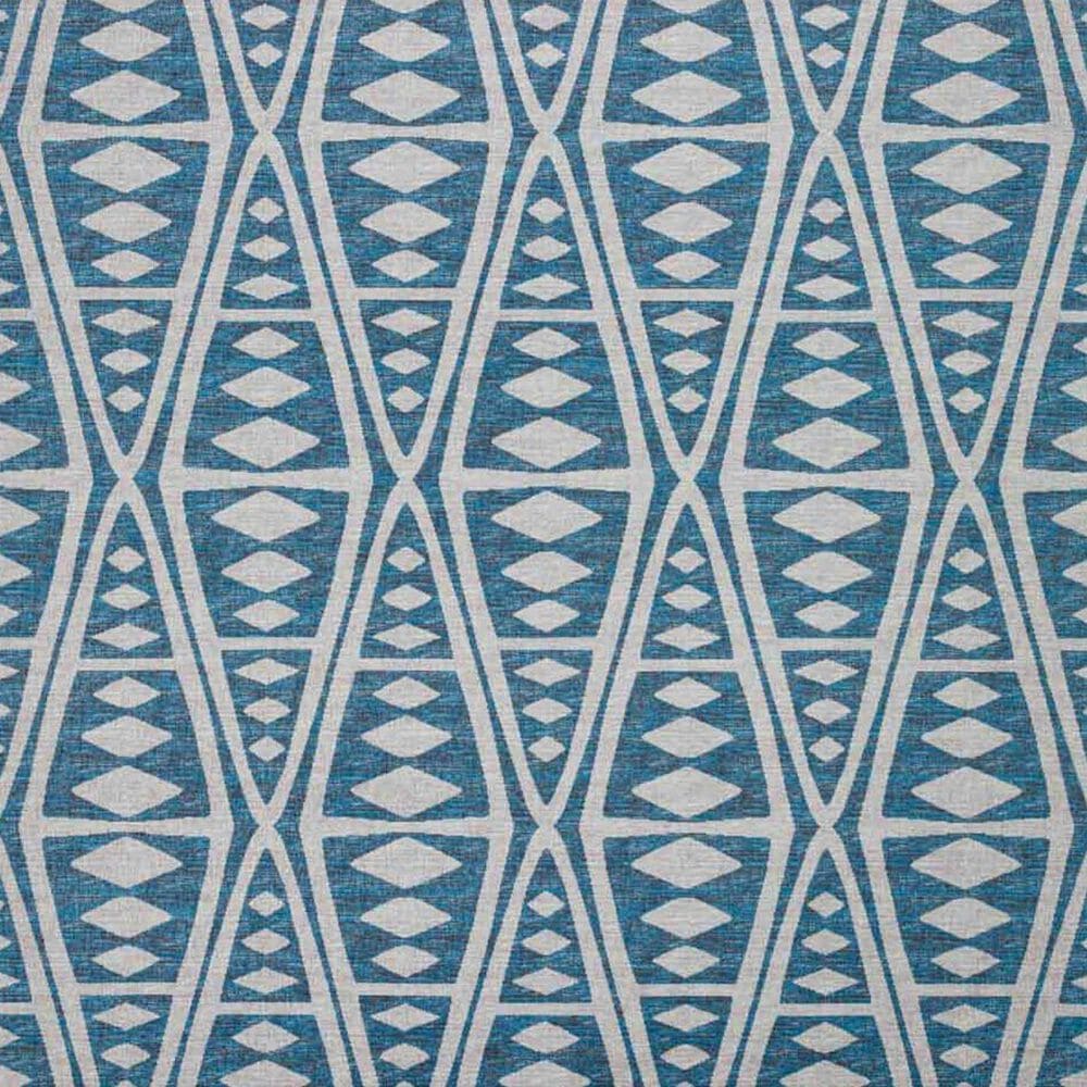 Dalyn Rug Company Sedona Southwestern 6&#39; Round Indigo Indoor/Outdoor Area Performance Rug, , large