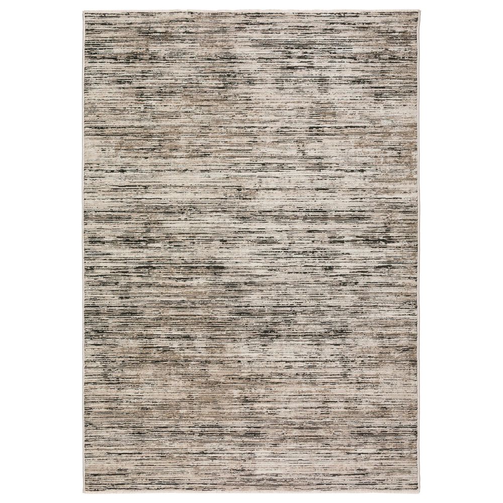 Dalyn Rug Company Denizi Striped 5"3" x 7"8" Midnight Area Rug, , large