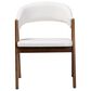 Baxton Studio Virden Arm Chair in Walnut Brown, , large