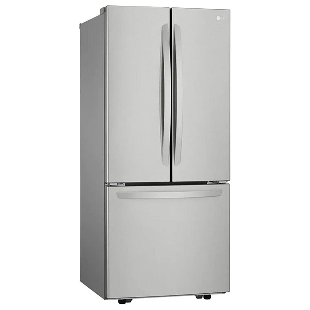 LG 21.8 Cu. Ft. 3-Door French Door Refrigerator with Smart Cooling System in Stainless Steel, , large
