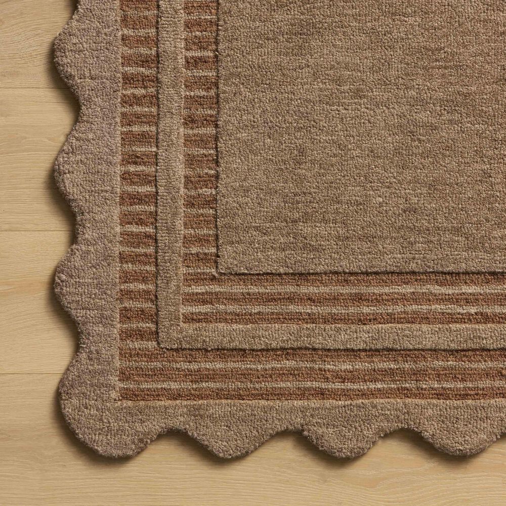 Loloi II Scottie 3&#39; x 7&#39;6&quot; Mocha and Clay Area Rug, , large