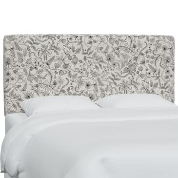 Rifle Paper Co Crafted by Cloth & Company Elly Twin Headboard in Aviary Black/Cream, , large