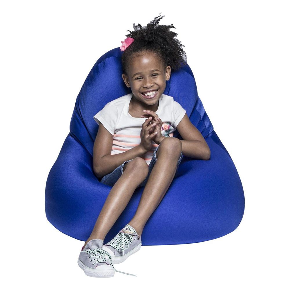 Jaxx Nimbus Small Spandex Bean Bag Chair in Royal Blue