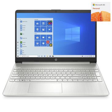 HP 15.6" 15-dy2073nr i3 8GB 256GB SSD Laptop + 365 Personal | 12-Month Subscription, 1 person | Premium Office apps | 1TB OneDrive cloud storage | PC/Mac Download (Digital Code in Box), , large