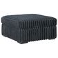 Ashley Midnight-Madness Oversized Ottoman in Gunmetal, , large