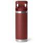 YETI Rambler 18 Oz Water Bottle with Color-Matched Flip Chug Cap in Stag Red, , large