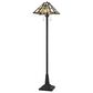 Cal Lighting Tiffany Floor Lamp with Pull Chain Switch in Dark Bronze, , large