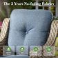 HOMLUX 6-Piece Patio Conversation Set with Coffee Table in Denim Blue, , large
