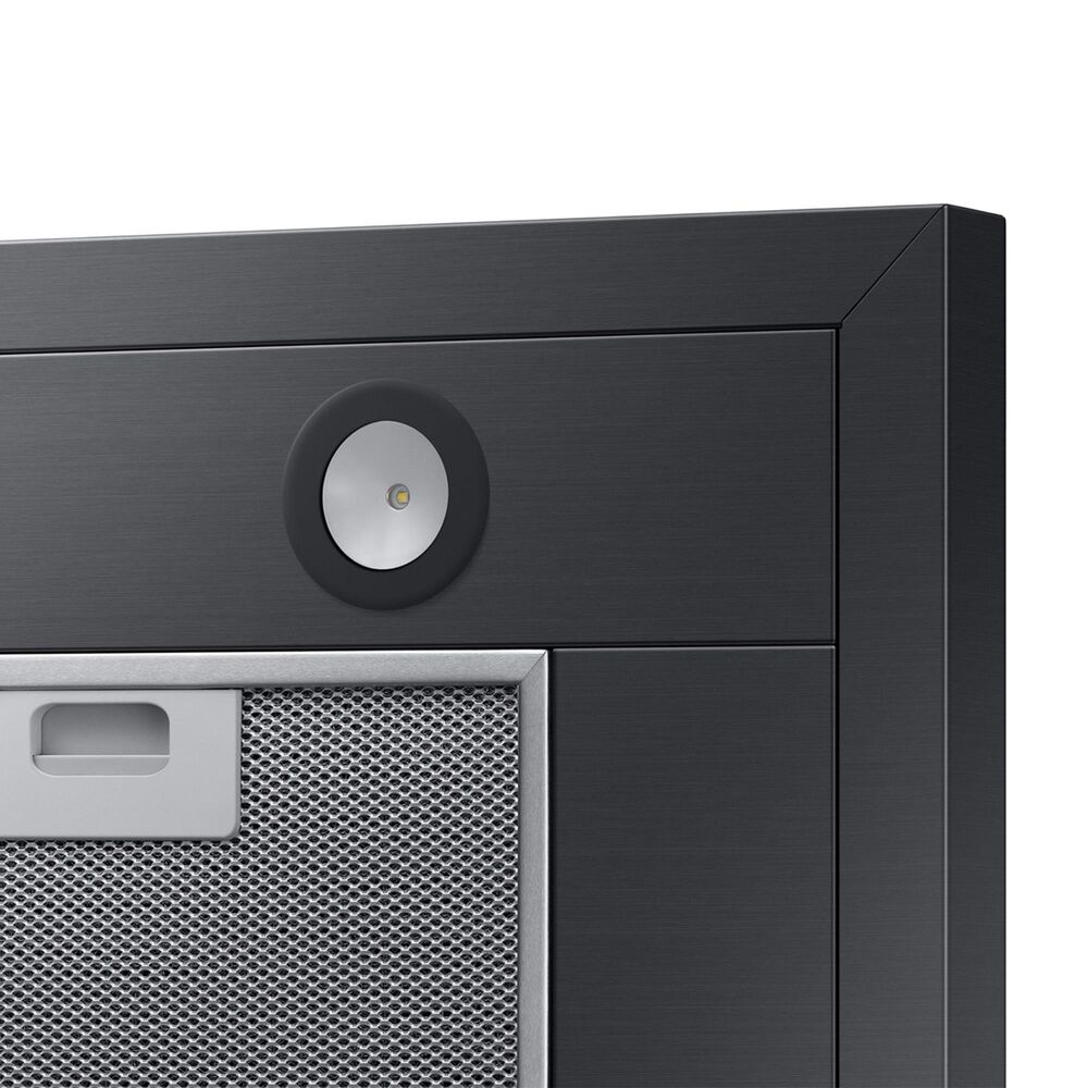 Samsung 30&quot; Digital Chimney Range Hood in Black Stainless Steel, , large