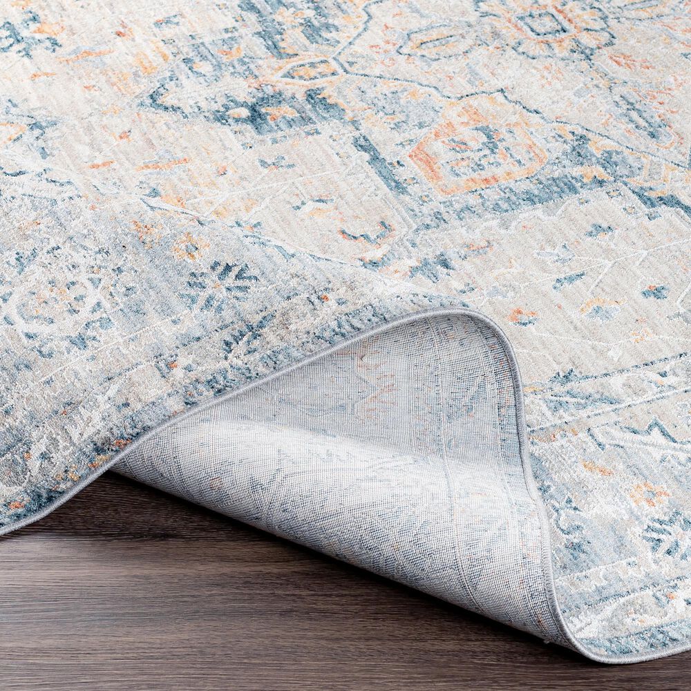 Surya Laila 10&#39; x 14&#39; Teal, Burnt Orange, Gray, Sage and Cream Area Rug, , large