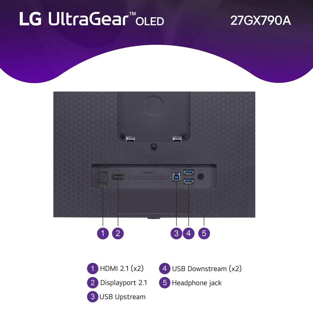 LG 27&#39;&#39; UltraGear OLED QHD Display Gaming Monitor in Black, , large