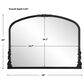 Uttermost Wall Mirror in Satin Black and Light Gray, , large