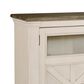 Signature Design by Ashley Bolanburg 50" TV Stand in Antique White and Weathered Oak Top, , large