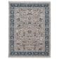 Amer Rugs Arcadia 2" x 3" Beige Navy Area Rug, , large