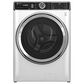 GE Profile 5.3 Cu. Ft. Front Load Washer and 7.8 Cu. Ft. Gas Dryer Laundry Pair in White and Chrome, , large