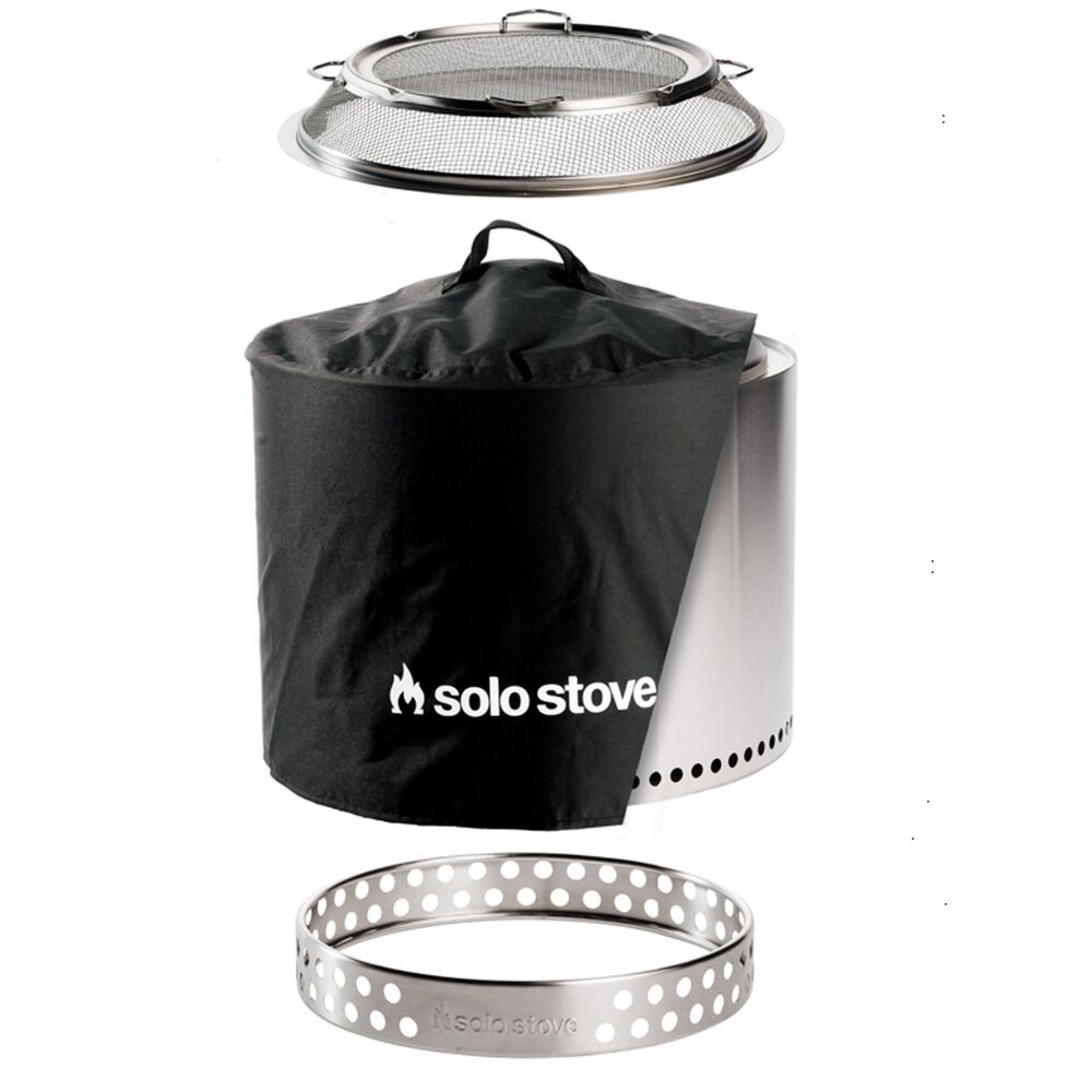 SoloStove Bonfire Backyard Bundle 2.0 in Stainless Steel, , large