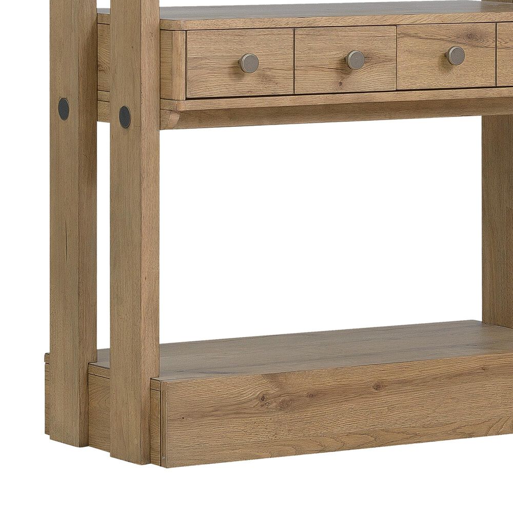 Hooker Furniture Kalamazoo 78&quot; Bookcase in Aged Oak, , large