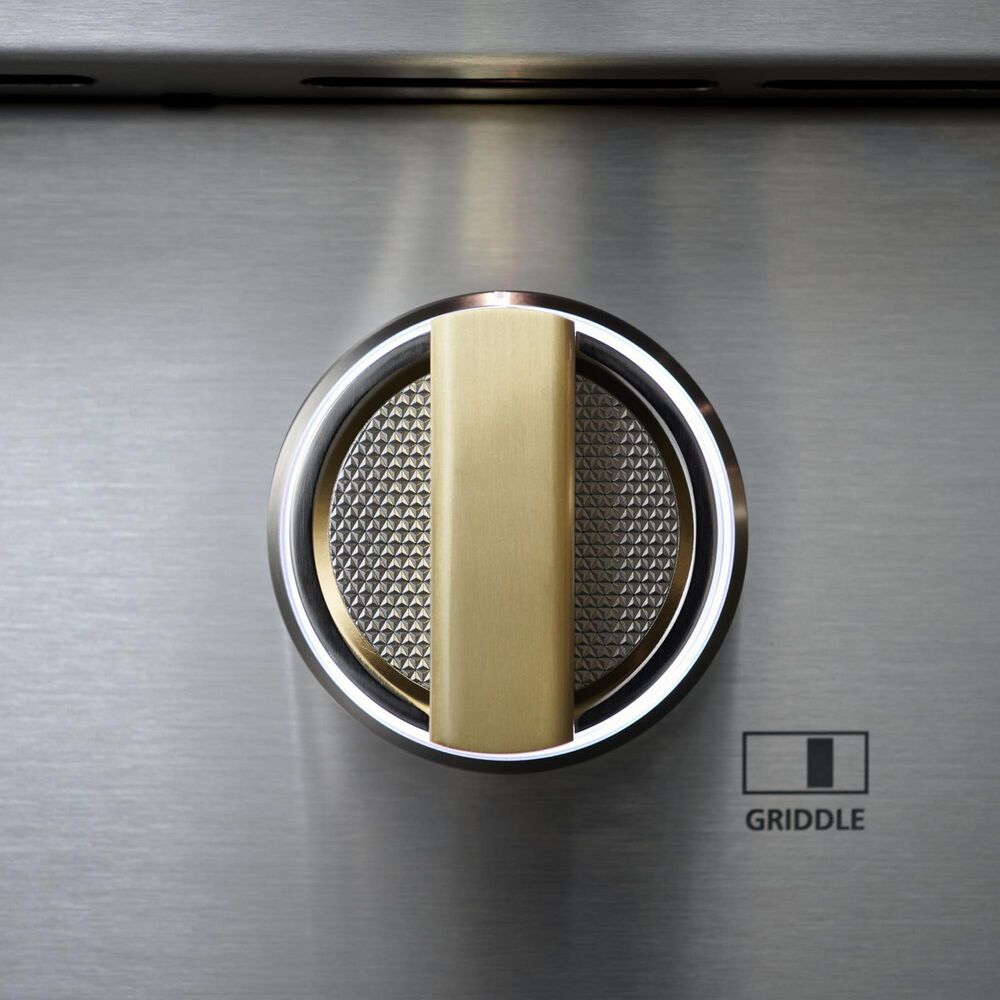 Monogram 36&quot; Dual-Fuel Professional Range with 4 Burners and Griddle in Stainless Steel, , large