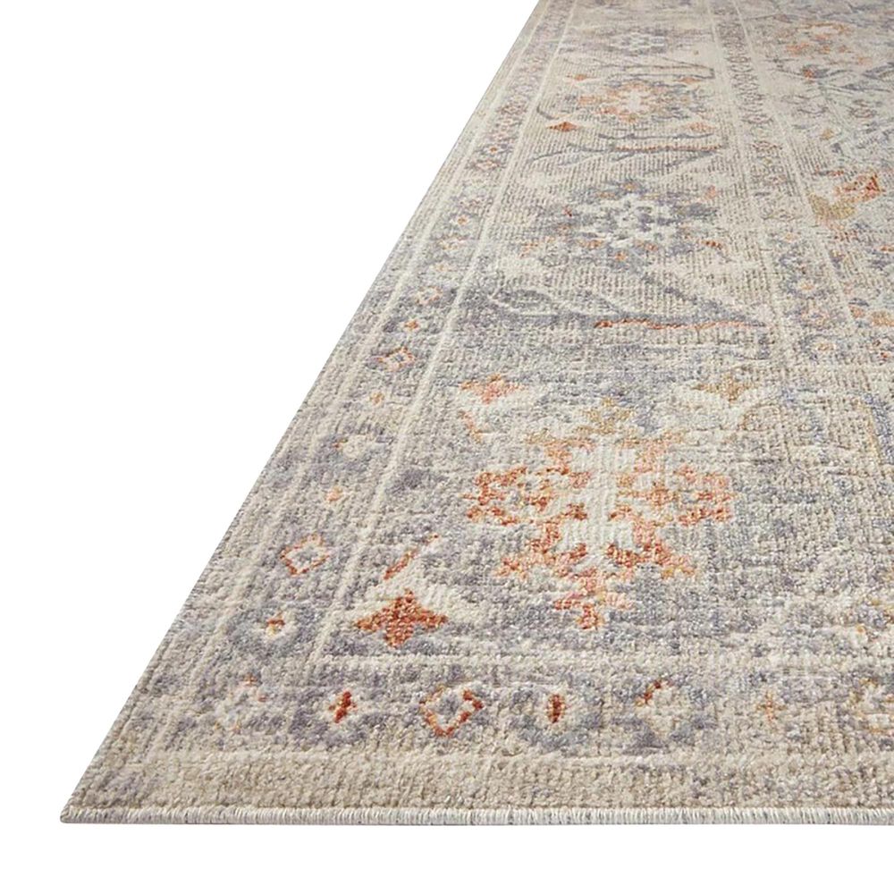 Chris Loves Julia x Loloi Rosemarie 2&#39;7&quot; x 4&#39; Oatmeal and Lavender Area Rug, , large