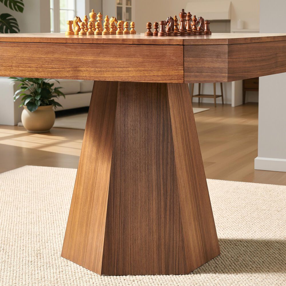 Imperial Hexton 3 Piece Game Table Set in Rich Stonewash, , large