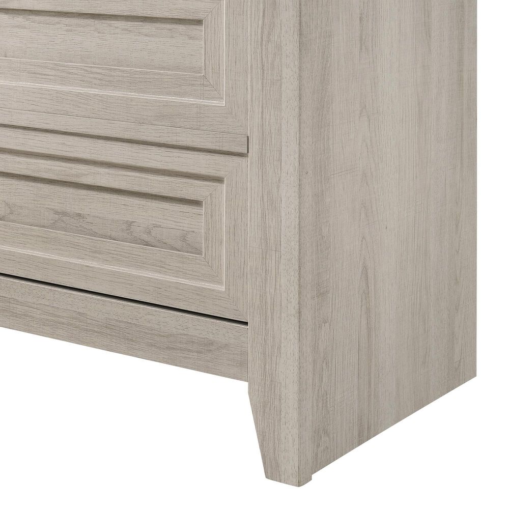 Crown Mark Lorraine 72" TV Stand in Antique White, , large