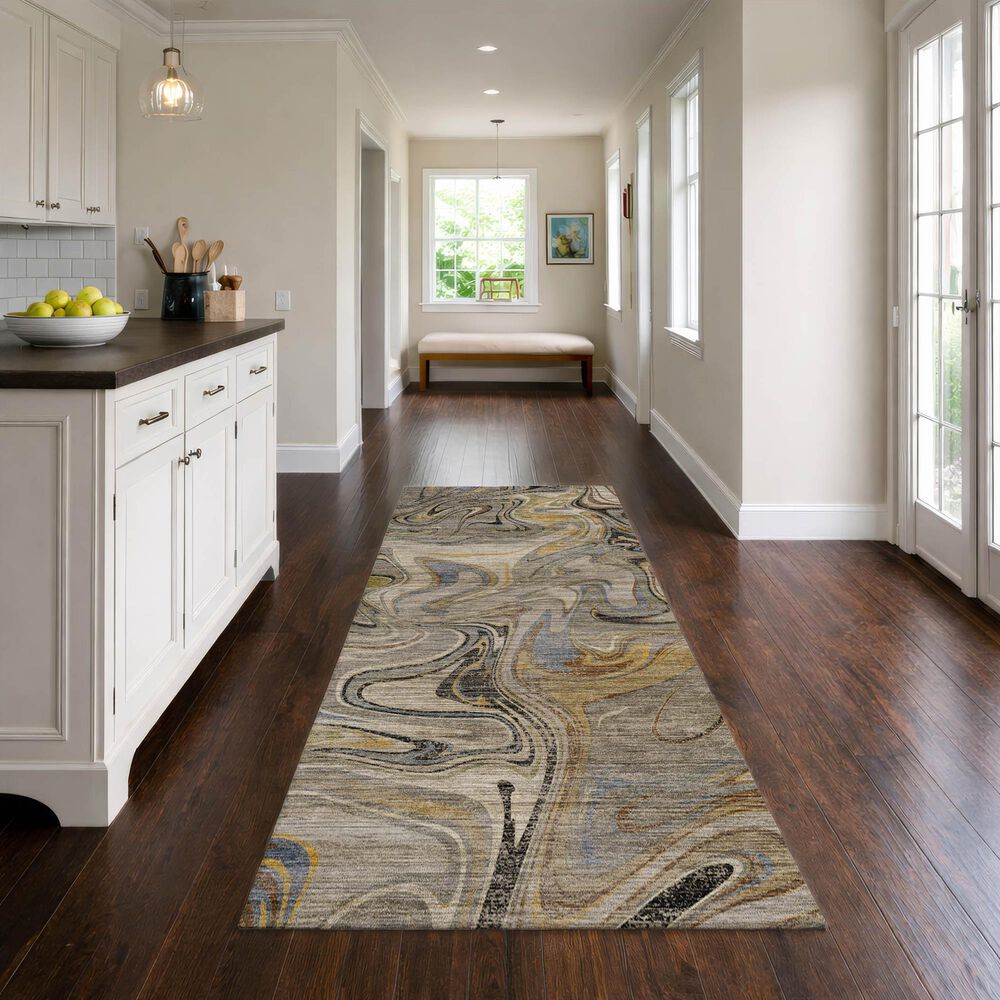 Dalyn Rug Company Nexus NX6 Gray 2'3" x 7'6" Runner, , large