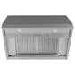 GE Profile 30" Wall Mount Hood with Blower in Stainless Steel, , large