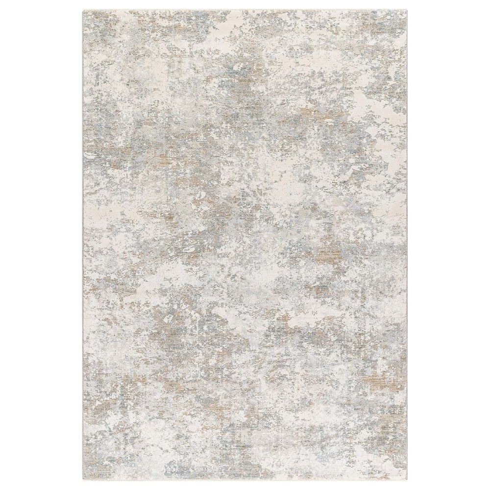 Surya Brunswick 12" x 15" Cream, Blue, Olive, Light Slate, Taupe and Seafoam Area Rug, , large