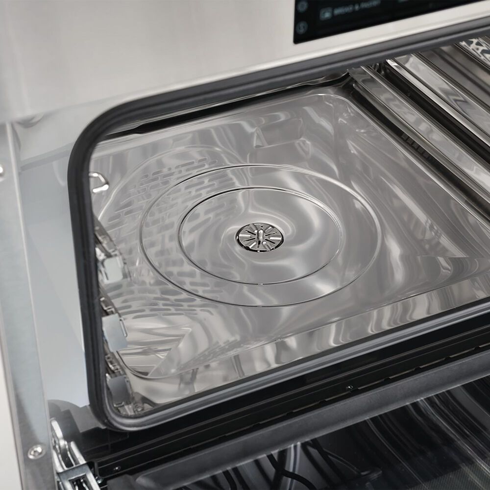Wolf Appliances M Series 24" Single Electric Plumbed Wall Oven with Convection Steam in Stainless Steel, , large