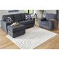 Ashley Lambworth 5"3" x 7" Gray and Cream Area Rug, , large