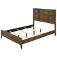 Crown Mark Lorraine King Panel Bed in Brown, , large