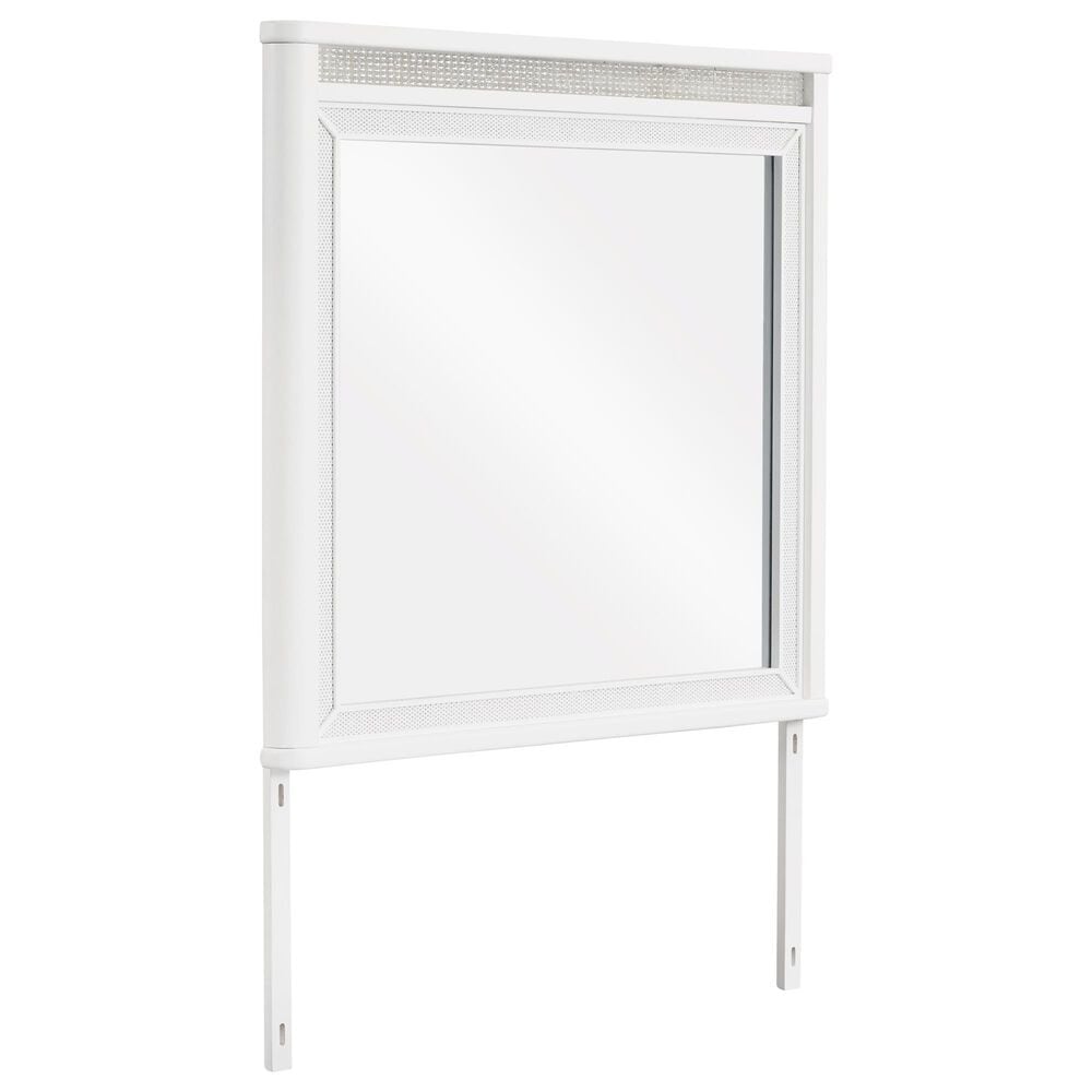 Millenium Chalanna 6-Drawer Dresser and Mirror in White, , large