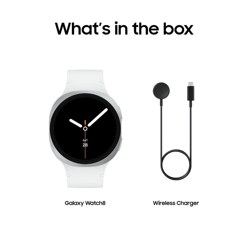 Samsung Galaxy Watch8 44mm in BT Silver, , large
