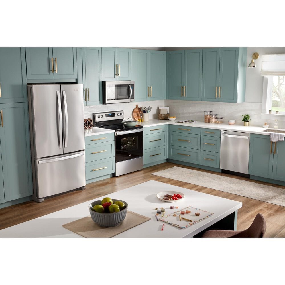 Whirlpool 24" Built-In Dishwasher with AI Intelligent Wash and Tall Top Rack in Fingerprint Resistant Stainless Steel, , large