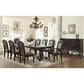 Claremont Kiera Dining Table in Rich Brown - Table Only, , large