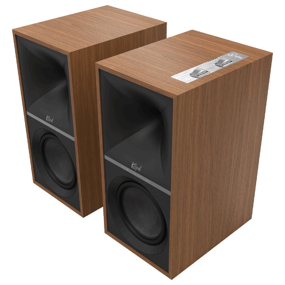 Klipsch The Sevens 6.5&quot; Powered Speaker in Walnut &#40;Pair&#41;, , large