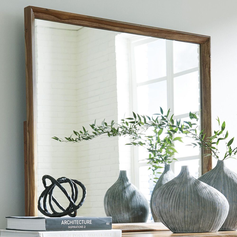 Millenium Dressonni Bedroom Mirror in Brown, , large